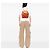 Sac à dos Chanel Paris Cuba Chevron Canvas Twist Drawstring Orange - vue 8