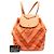 Sac à dos Chanel Paris Cuba Chevron Canvas Twist Drawstring Orange - vue 9