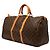 Sac de voyage Louis Vuitton Monogram Keepall 50 Marron - vue 2