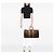 Sac de voyage Louis Vuitton Monogram Keepall 50 Marron - vue 7