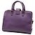 Autre Marque Borsa Cabas Satchel Monogram in pelle Baby Saint Laurent Viola - vista 2