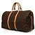 Sac de voyage Louis Vuitton Monogram Keepall Bandouliere 50 Marron - vue 2