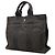 Bolso Tote Hermès Herline PM de lona gris - vista 2
