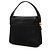Borsa Burberry in nylon e pelle nera con motivo check tonale - vista 2