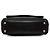 Borsa Burberry in nylon e pelle nera con motivo check tonale - vista 3