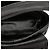 Borsa Burberry in nylon e pelle nera con motivo check tonale - vista 4