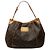 Bolso de hombro Louis Vuitton Monogram Galliera PM Marrón