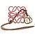 Portachiavi e charm per borsa Anagram in pelle marrone LOEWE