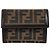 Portafoglio compatto Fendi Trifold Flap Zucca Canvas