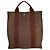Hermès Zaino Hermes Herline Ad MM Brown Canvas