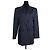 Genny Black Wool Double-Breasted Tuxedo Jacket