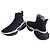 Balmain B-Bold High-Top Sneaker aus Mesh - Schwarz/Weiß