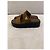 Prada Braune Leder- und Wildleder Plateausandalen - Ansicht 5