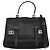 Double Bolsa Satchel Prada de aba dupla e fecho duplo em couro City Calfskin Large