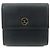 Chanel CC Button Münzbeutel aus Leder