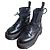 Dr. Martens Jarrick II Stivaletti Platform Pelle Nera