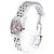Franck Muller Cintree Curvex Quartz White Gold and Crocodile with Diamond Bezel 22