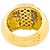 Autre Marque Anello godrons, oro giallo e diamanti. - vista 3