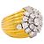 Autre Marque Anello godrons, oro giallo e diamanti. - vista 4