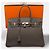 Hermès Borsa HERMES Birkin 35 in Pelle Grigia - 104033 - vista 2