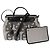 Hermès HERMES Herbag Tasche aus grauem Canvas - 104027