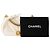 CHANEL - Borsa a tracolla Boy Chanel in pelle caviar e pelle liscia bianca chevron - vista 10