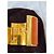 Hermès Bracciale Cuff H Metallo Dorato Smalto Arancione - vista 3