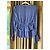 Biba Peplum-Bluse in Blau mit Pompon-Besatz - Ansicht 2