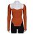 NWT KHAITE Orange geripptes Langarm-Top - Größe S Pre-owned