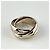 Anello Cartier Trinity - vista 2
