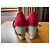 Tommy Hilfiger Sandali espadrillas zeppa rossi - vista 4