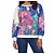 Salvatore Ferragamo Sudadera de seda con estampado floral y león