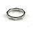 Anello Gucci Octagon Band in oro bianco - vista 4