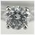 Bague Solitaire Romance Van Cleef & Arpels en Platine - vue 2