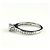 Bague Solitaire Romance Van Cleef & Arpels en Platine - vue 5