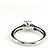 Bague Solitaire Romance Van Cleef & Arpels en Platine - vue 6