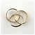 Anello Cartier Trinity in Oro Giallo - vista 3