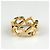 Cartier C Heart Ring aus Gelbgold - Ansicht 2