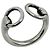 Ring Hermès Anillo banda Hermes Nausicaä en Plata 925