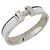 Hermès Hermes Click H Bangle in Silver and White