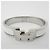 Hermès Hermes Click H Bangle in Silver and White - view 2