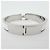 Hermès Hermes Click H Bangle in Silver and White - view 3