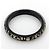 Brazalete Louis Vuitton Monogram negro de plástico - vista 2