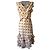 John Galliano SS08 beiges gepunktetes Maxikleid
