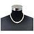 Autre Marque Collana di perle d'acqua dolce Vintage White 9/12mm con chiusura magnetica 43,5cm - vista 2