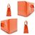 Louis Vuitton Bolsa Wilshire PM em couro patenteado Monogram Orange - vista 4