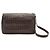 Bottega Veneta Borsa a tracolla vintage in pelle Intrecciato marrone con catena - vista 3