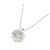 Autre Marque Colar de ouro branco K14 e diamantes - vista 4
