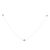 Autre Marque Collar de oro blanco Au750 con diamantes