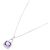 Autre Marque Au750 Amethyst Diamant Collier - Ansicht 2